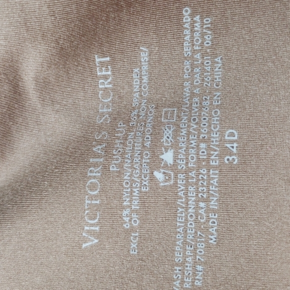 Victoria's Secret Push Up Padded Bra/Beige - Picture 6 of 7